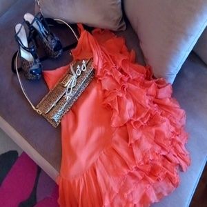Catherine💃malandrino  silk Ruffled 🌹dress
